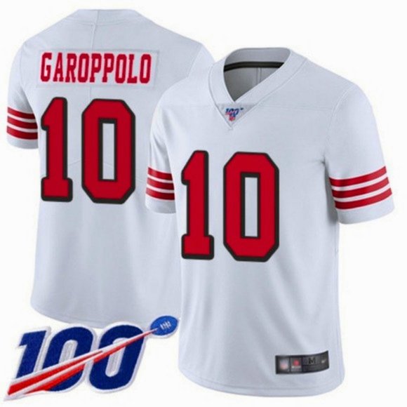 49ers 100th year jersey